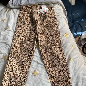H&M Leopard Print Pants